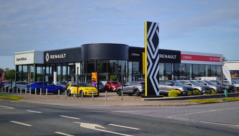O'Brien Motor Group exterior of showroom
